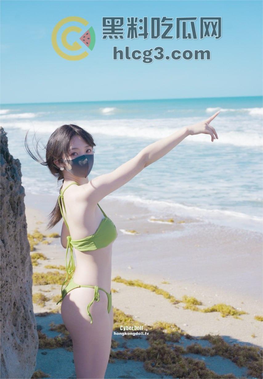 HongKongDoll「玩偶姐姐 」清凉夏日全纪录！沙滩边激情性爱曝光，萝莉女神福利姬最火热瞬间！-18