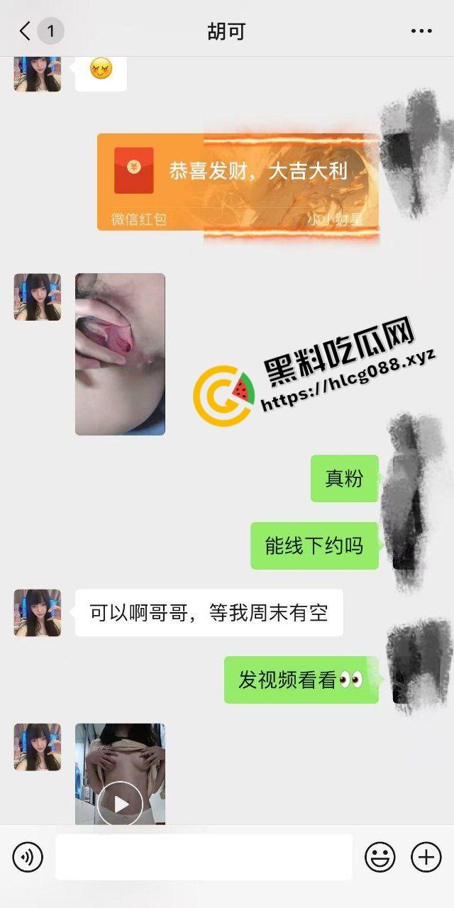 湖南艺术职业反差舞蹈生【胡可】网聊卖视频线下约炮，188元过门槛观赏极品美乳粉逼酮体！-2