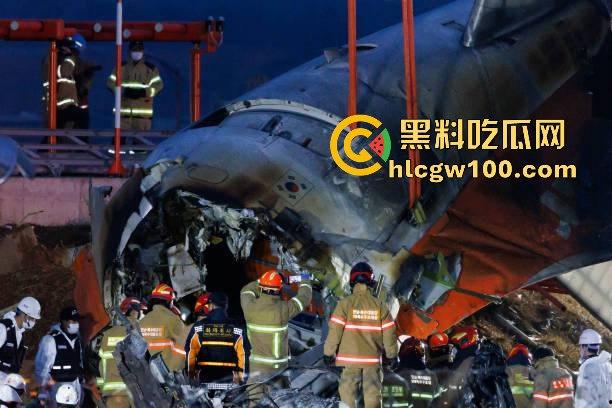 韩国济州航空坠机惨剧，因一只鸟导致181人中179人丧生，仅尾部保留形状，2名机组人员侥幸生还！-22