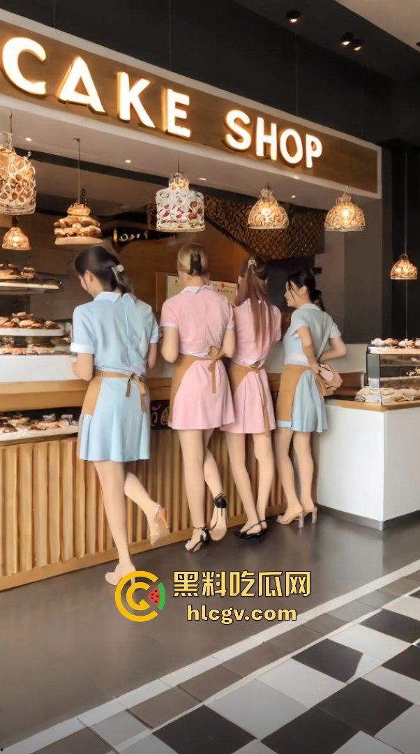 空姐都没这骚！好利来黑丝小姐姐被玩疯了！工装直接干成情趣服，肉丝长腿一顿爆操，想想都上头！-26