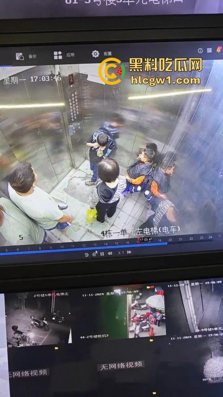 广西梧州平浪小区两个小屁孩半年电梯里撒尿，有娘生没娘教，家里是养牲口吗？-8