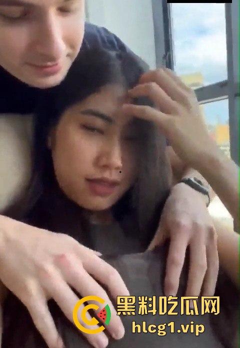 『孙冰熙』澳洲留学不学业，爱上洋屌吃鸡颜射！曾经的女拳小仙女如今成了媚洋婊！-2