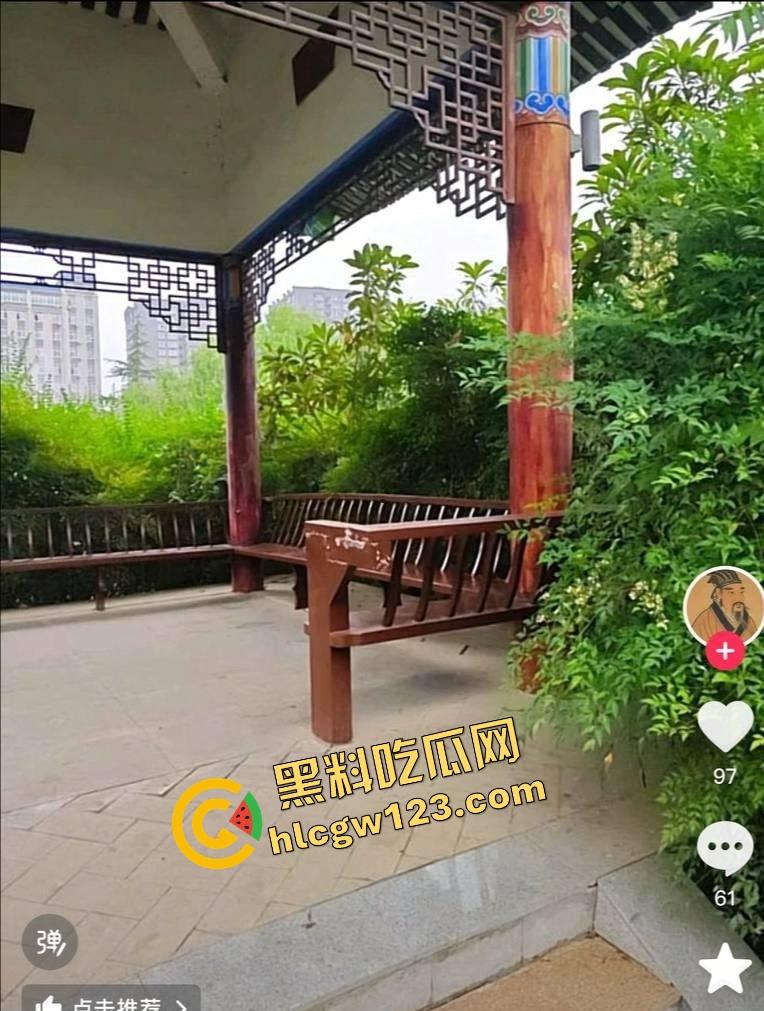 栓Q了兄弟，40秒吃屌传全校，陕西理工情侣校内凉亭乱搞疯传，妹子趴着狂吞直到男的射出来！-6