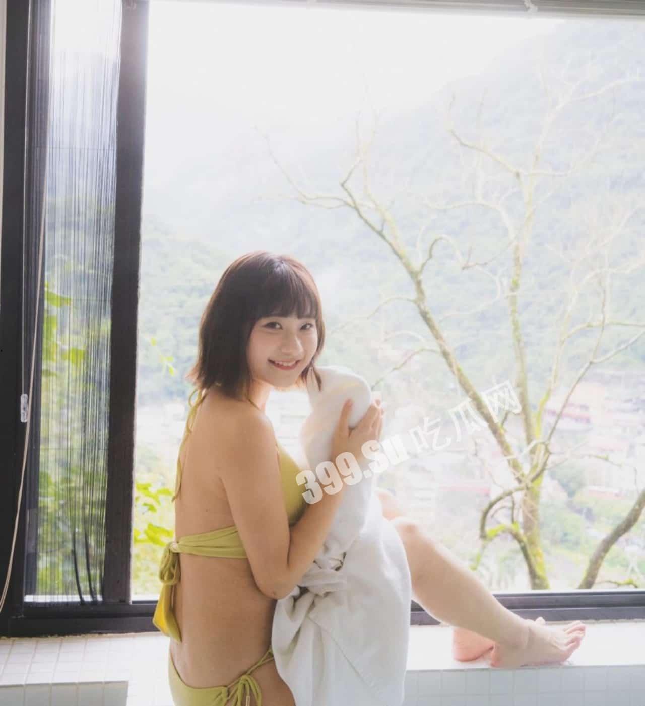 台湾 YouTuber 爱莉莎莎 坐拥123万粉丝油管人气主播爱莉莎莎今日在一场温泉直播走光露点上热搜-7