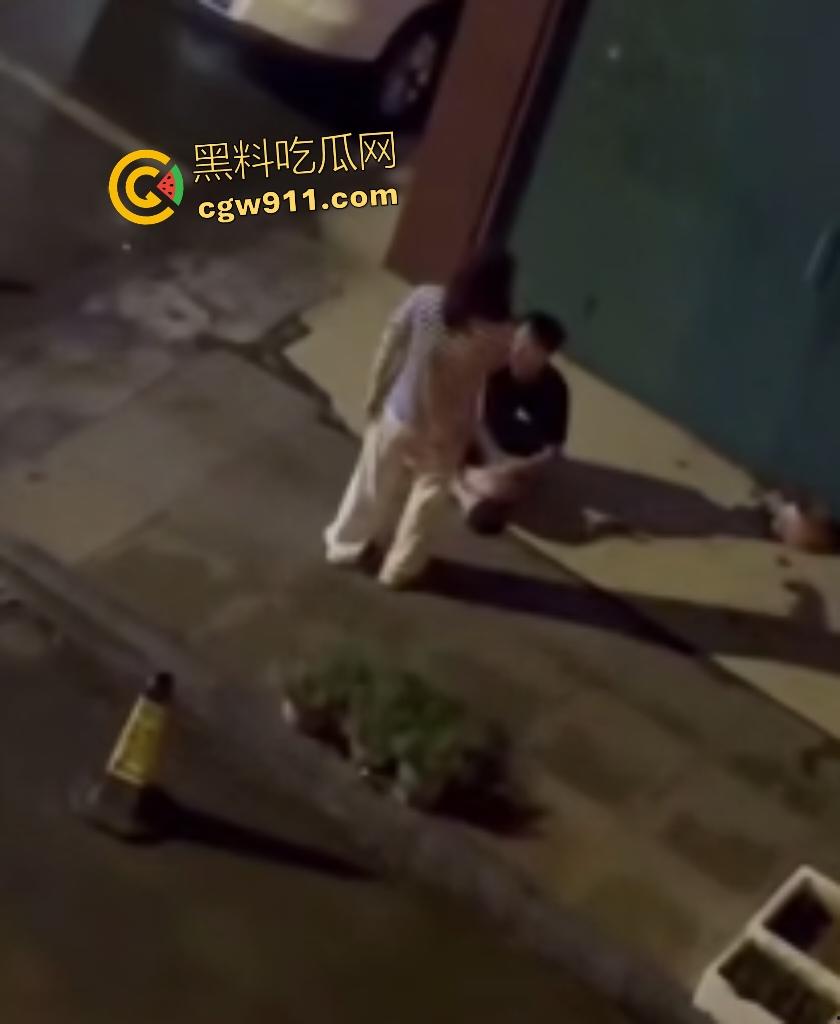 广西南宁情侣夜晚扰民,女友疯魔石头砸豪车,男友坐地被一脚踢喉管倒地,女友还补刀狂踹,不踢死不罢休!-4