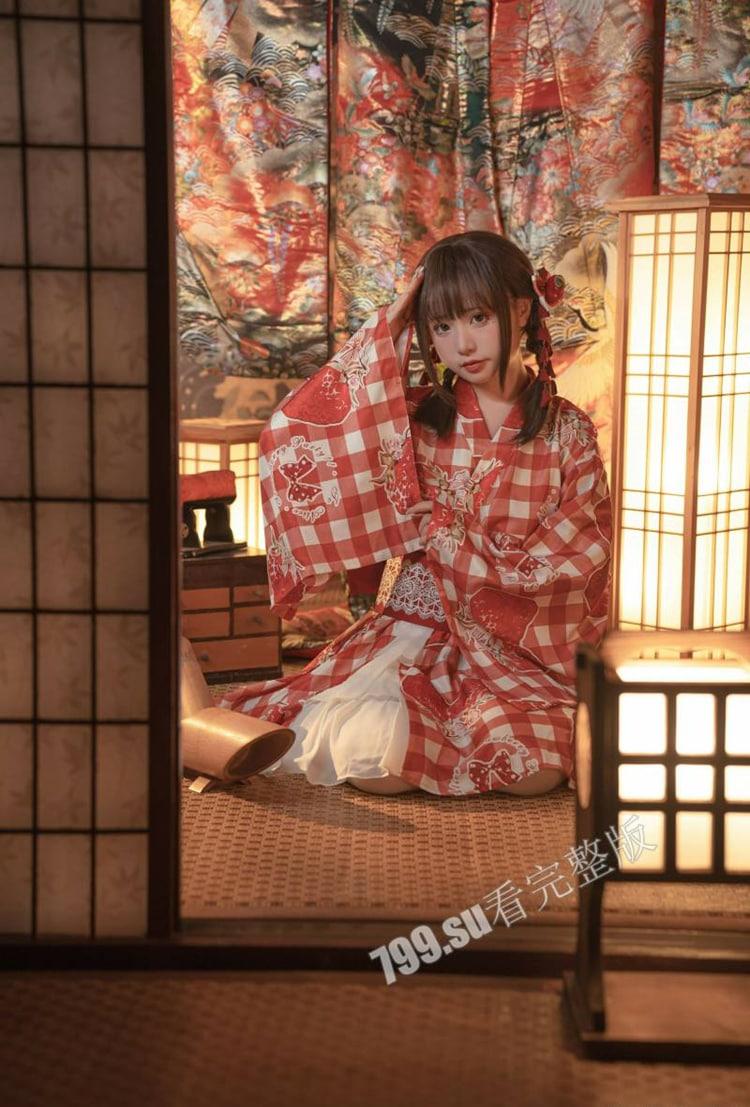 【独家精选】爆机少女「喵小吉」 cosplay 写真 套图 之《灼灼其华》-4