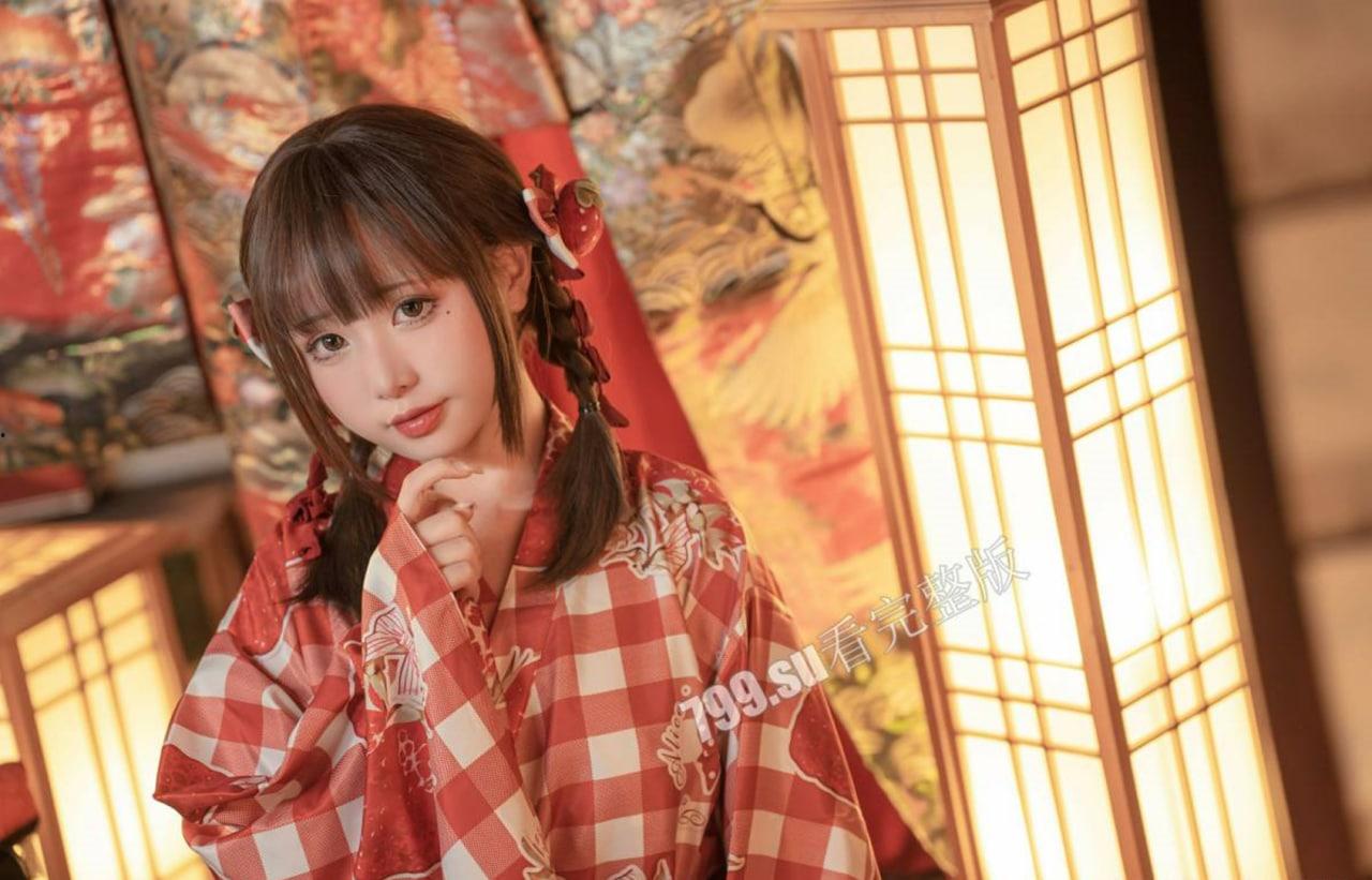 【独家精选】爆机少女「喵小吉」 cosplay 写真 套图 之《灼灼其华》-22