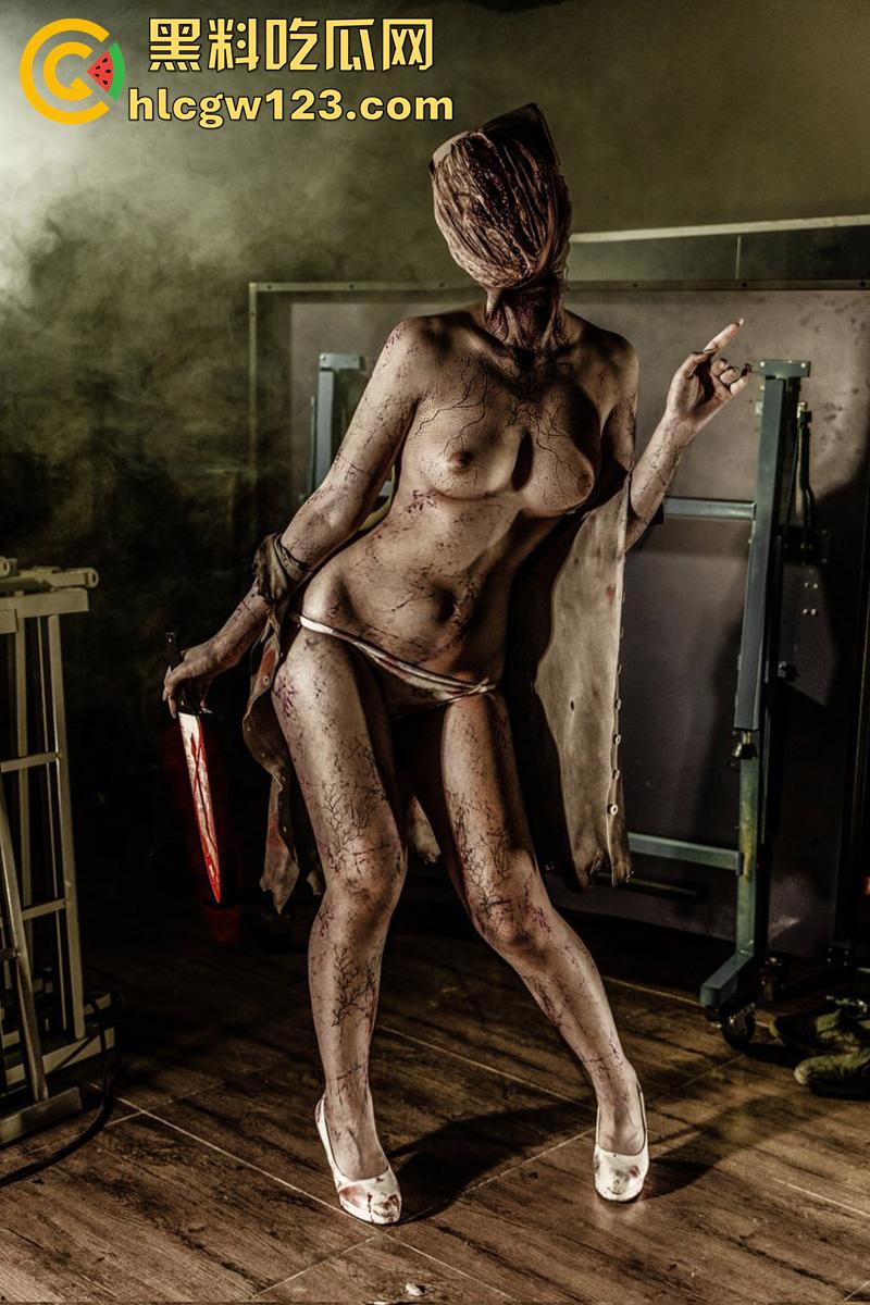 寂静岭性感女护士，罕见恐怖元素刺激性爱，被女丧尸包围抽插，还有性感女鬼吃鸡舔屌！太疯狂！-3