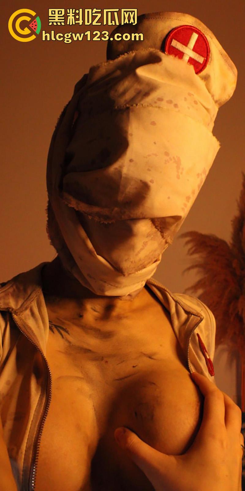 寂静岭性感女护士，罕见恐怖元素刺激性爱，被女丧尸包围抽插，还有性感女鬼吃鸡舔屌！太疯狂！-6