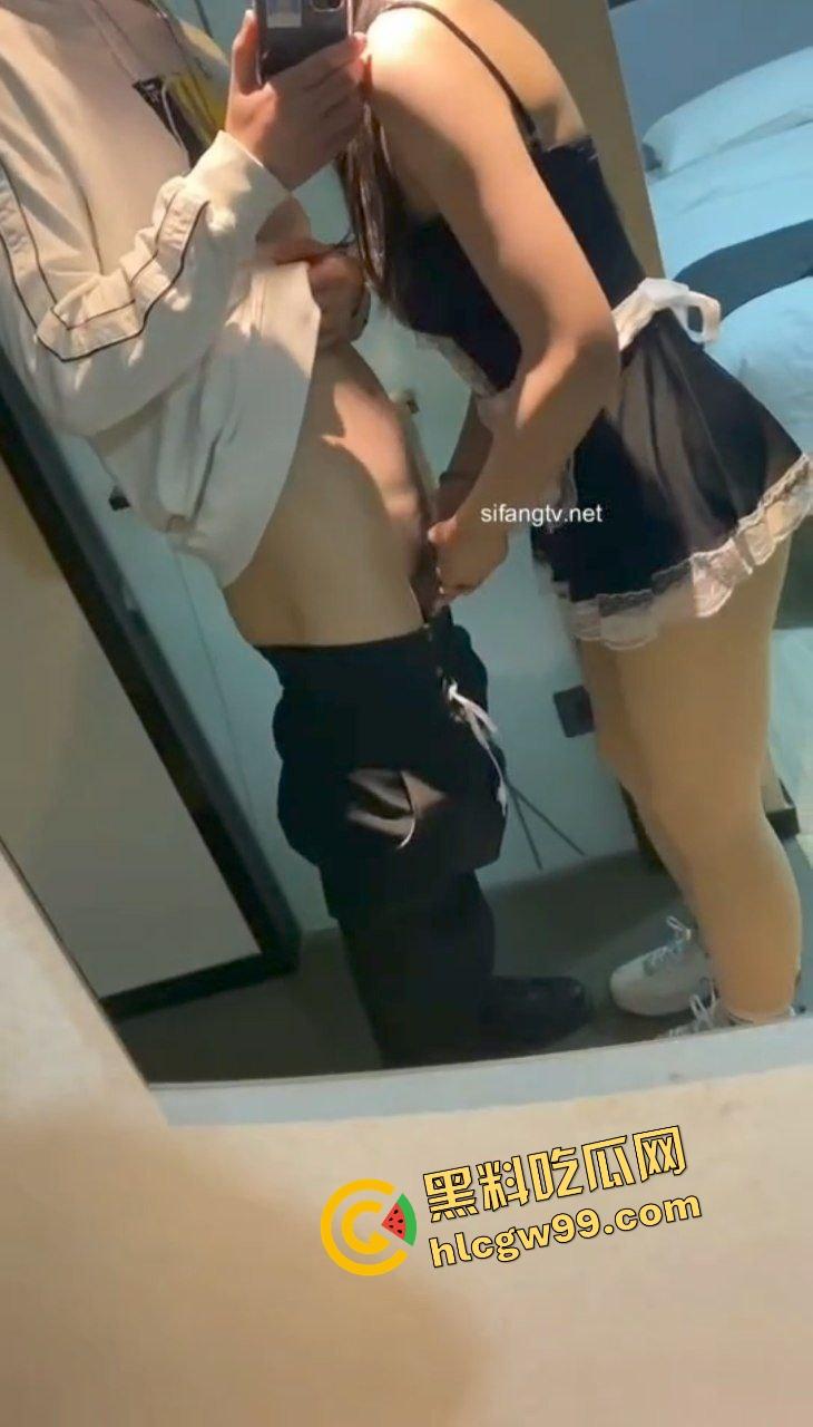 抖音极品御姐反差骚婊【小羊困了】干陪玩私底线下约炮大哥,女仆装诱惑摸鸡淫荡女上骑乘!独家曝光流出-6