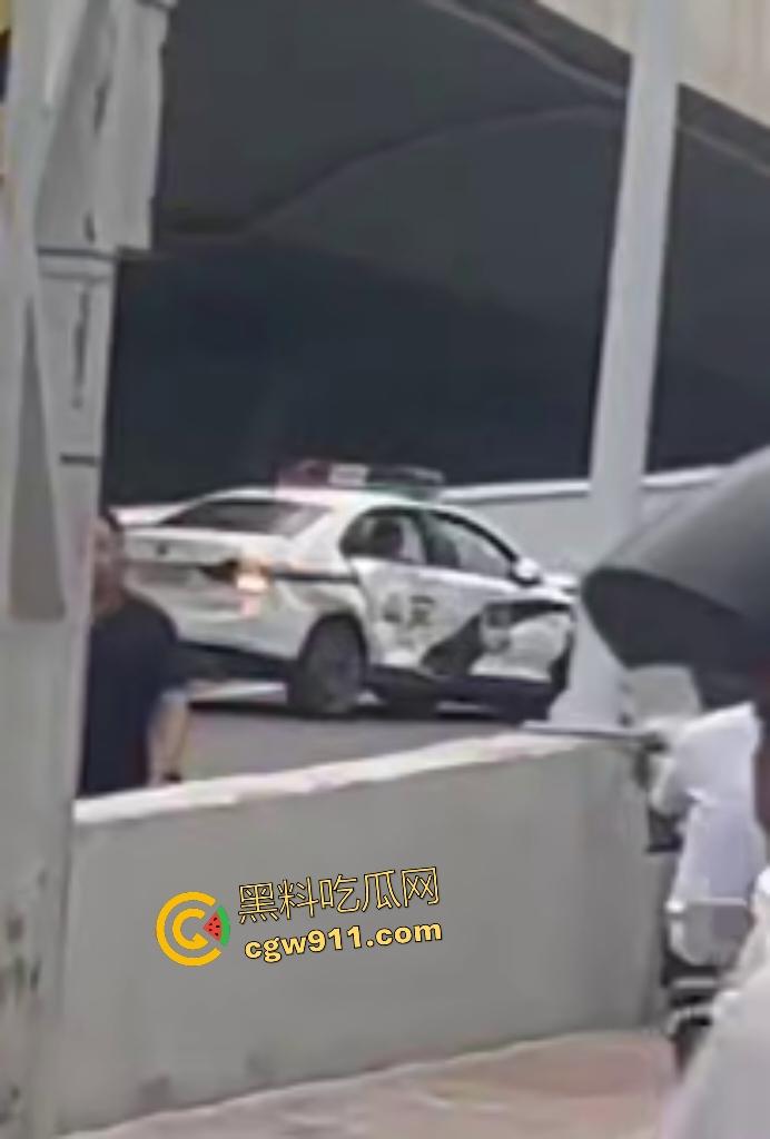 石家庄现实版侠盗飞车!欲跳桥自杀男子反转抢警车狂飙撞飞路人,警方围堵抓捕直接撞烂警车!-8