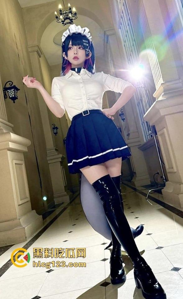 B站百万粉丝UP主『六二二同学』露脸自慰视频曝光！国内是cos国外福利姬，高潮喷白浆！-7