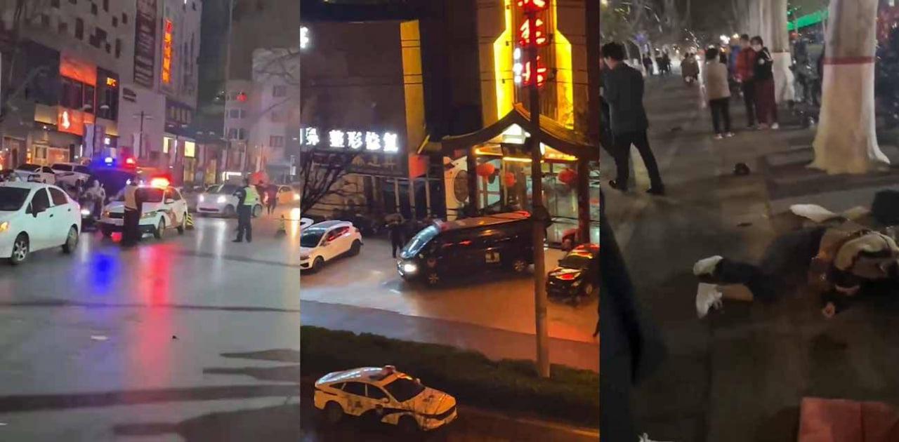 河北邯郸发生一起重大交通事故，肇事者驾车途经许多路段碾压了数十名行人-6