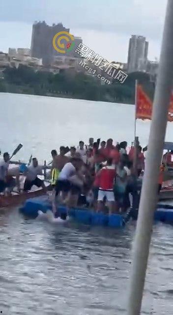 东莞高埗惊现神秘龙舟大战，竞技变身实战，究竟谁在操控背后？-3