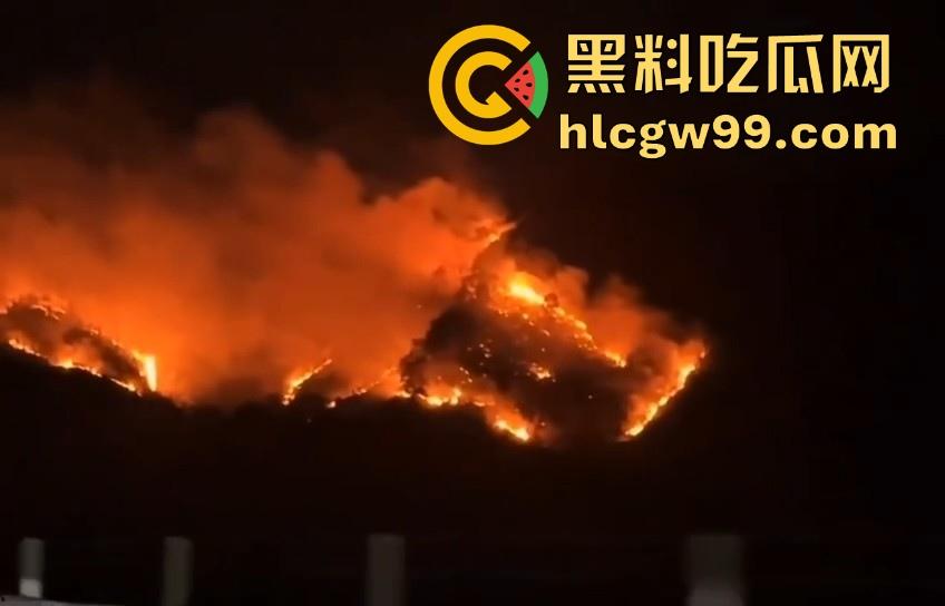 山火频发！肇庆四会下帅出中州方向突发森林火灾，火势蔓延极快，现场堪称恐怖炼狱。-1