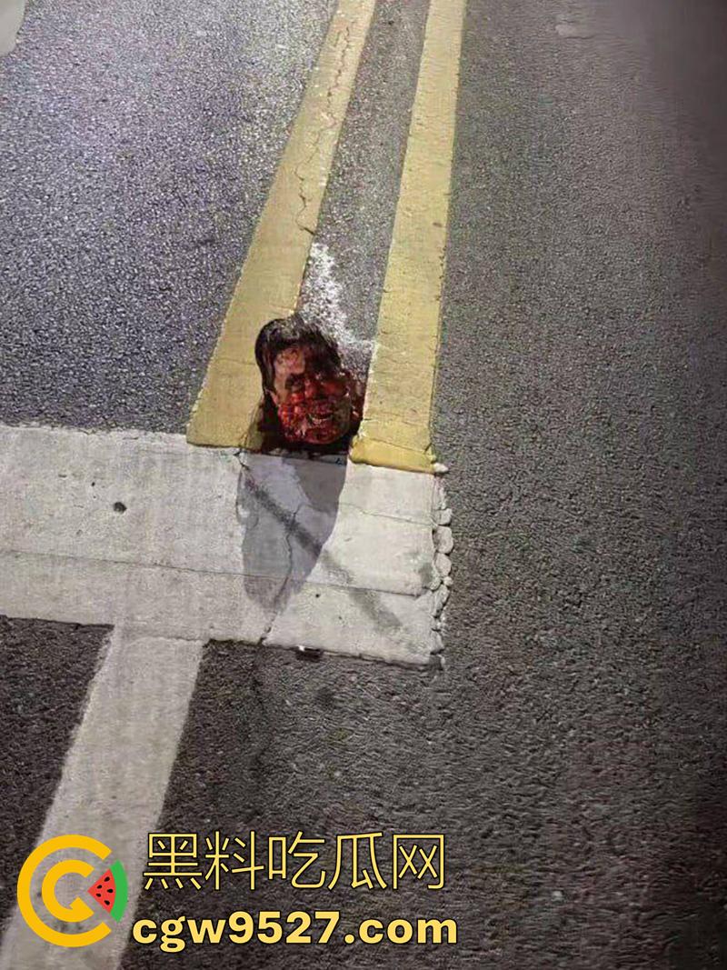 山东恐怖杀人现场,诸城东外环润家园附近,一男子杀人后,将其头颅砍下来,直接放在马路中间!-3