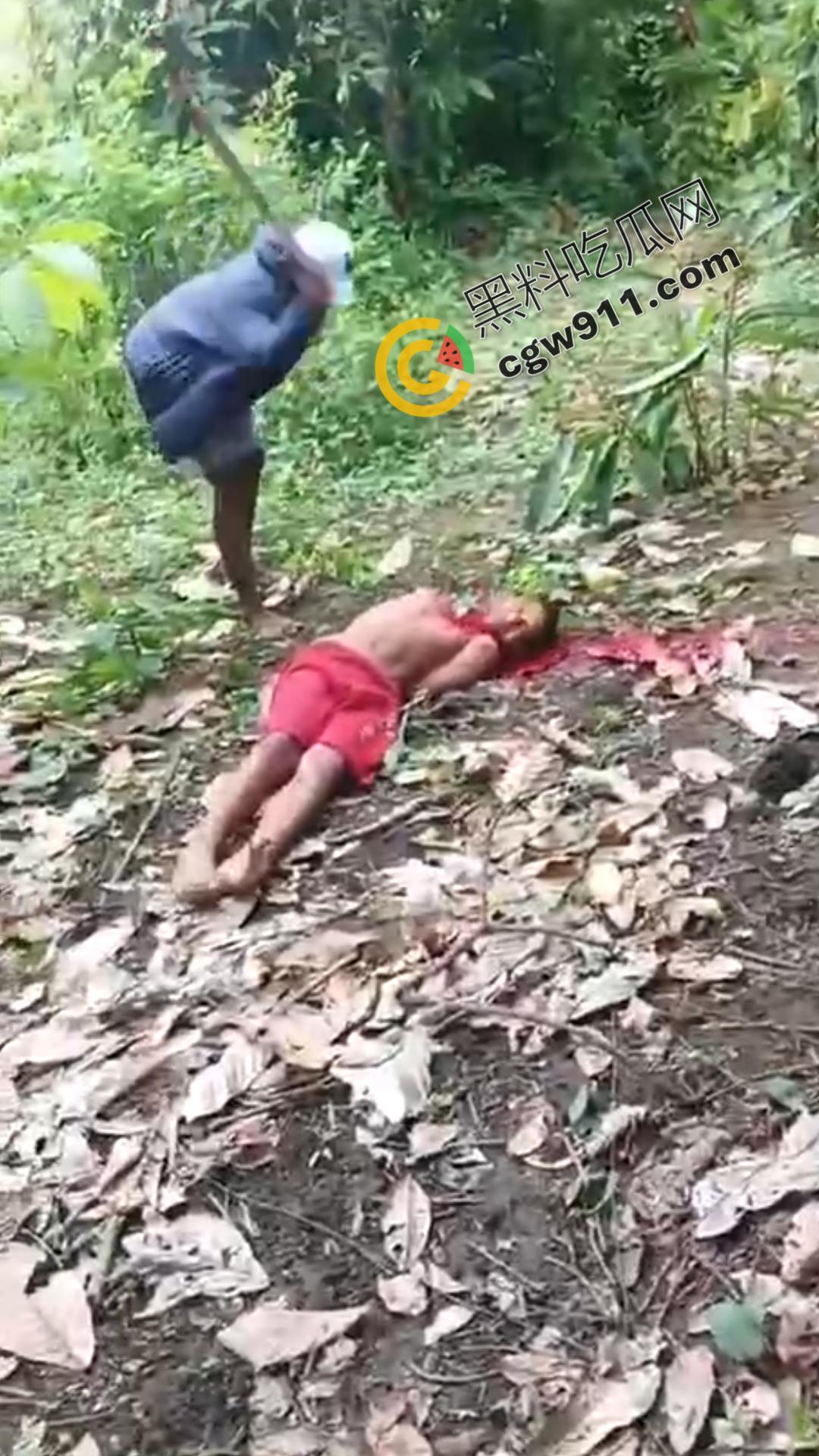 墨西哥毒枭残暴行径：年轻帮派成员遭野外肢解处决，鲜血四溅，画面极度血腥恶心，胆小者勿点-2