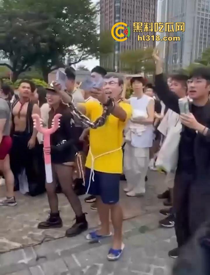 台湾大型同志游行，超过18万人参加，多位gay佬盛装出席，高举牌坊“我就是爱肛交，别叫我停下来”！-10