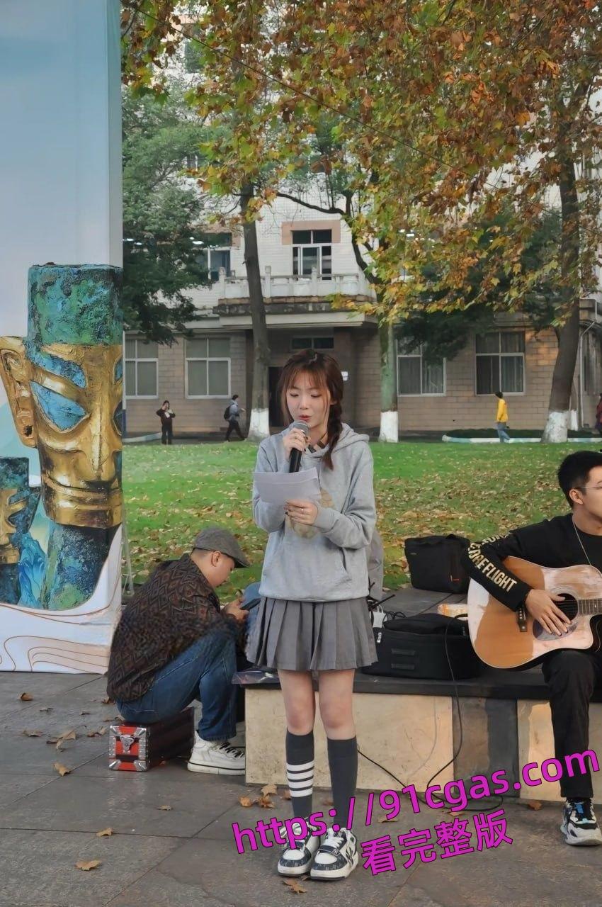 西南民大汉的女大学生妹田佳子穿着汉服抠穴，给男朋友带绿帽-1