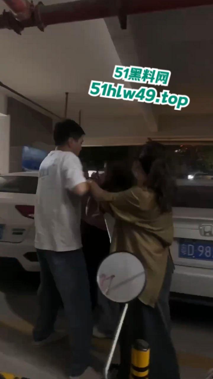 广东汕头肥猪女捉奸，小三车上涂鸦带人当街殴打，肥婆已被逮捕求谅解只能净身出户。-4