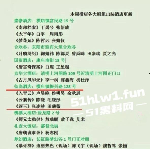 横店【玺尚酒店】逐玉剧组大瓜！三名武行轮奸一名女化妆师本来是4P淫乱闹大了变轮奸。-23