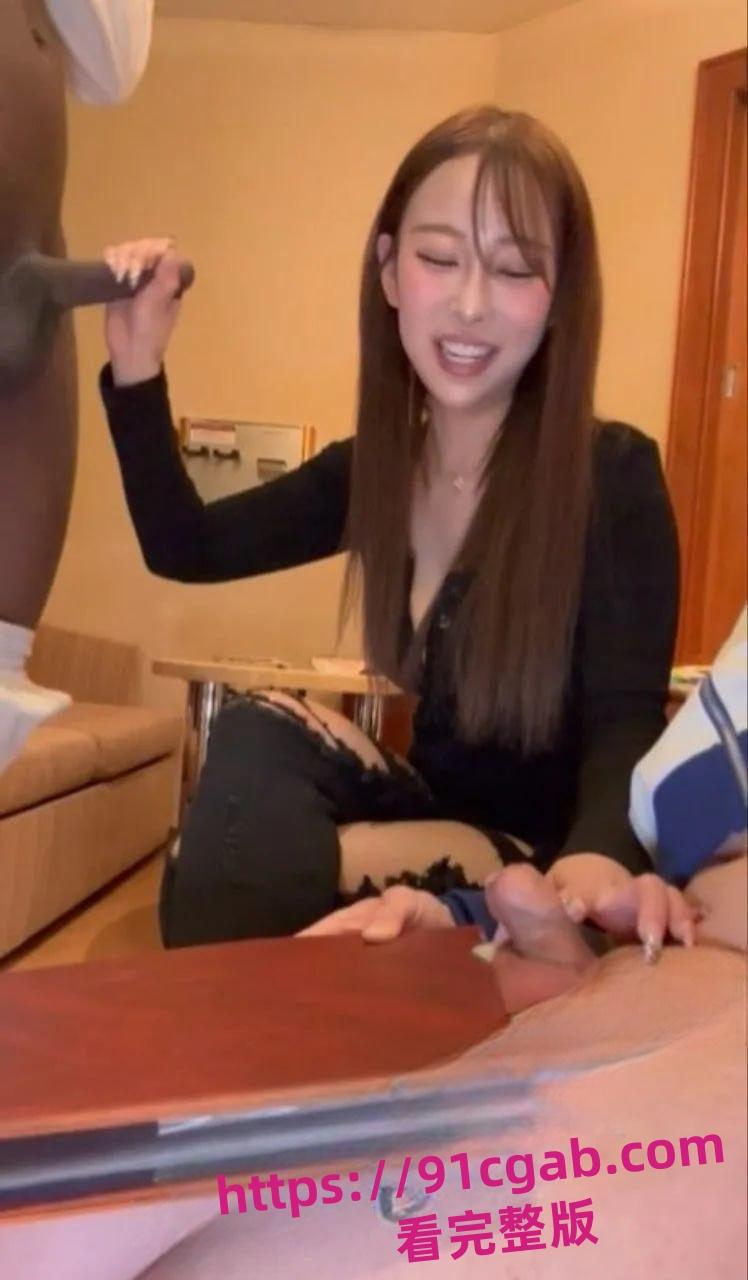 绿帽男带人妻玩3P 黑人猛男入阵深喉视觉炸裂嘲讽拉满-3