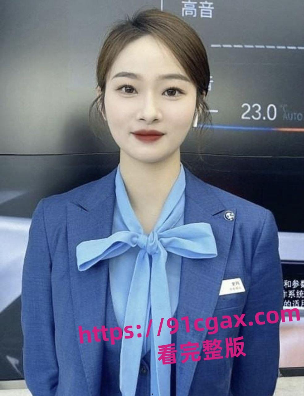 安徽合肥宝马美女销售 史柯 被客户酒店后入暴插双腿颤抖站不稳，高潮喷水！-1